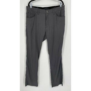Eddie Bauer Adventure Trek Pants Men's 36X32 Measured Lightweight Outdoor Gray
